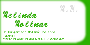 melinda mollnar business card